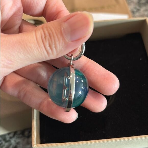 Burberry Silver Pendant Charm letter E NWT - Picture 6 of 7